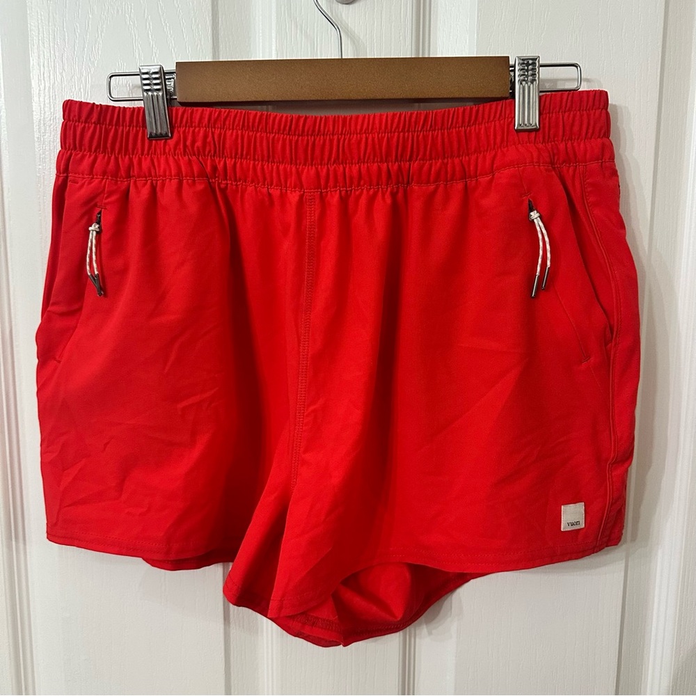 Vuori Red Dash Shorts